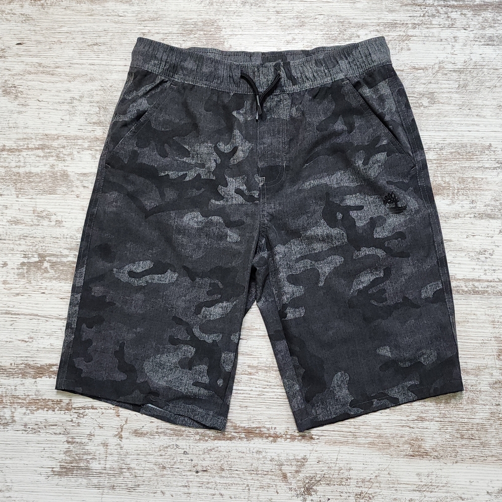 Boys Timberland Camo Shorts Size Large 14/16